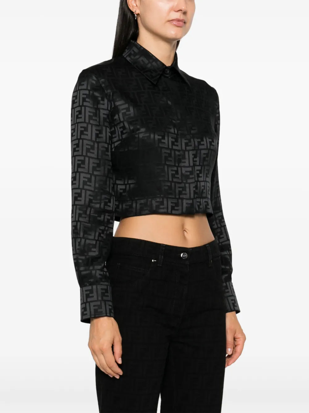 Pants FF Jeans Fendi Black Femme