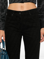 Pants FF Jeans Fendi Black Femme