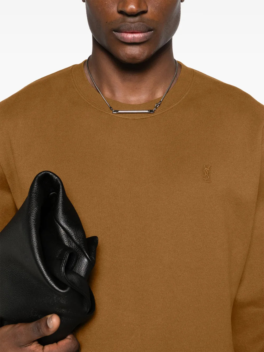 Sudaderas Sudadera YSL Saint Laurent Marrón Homme