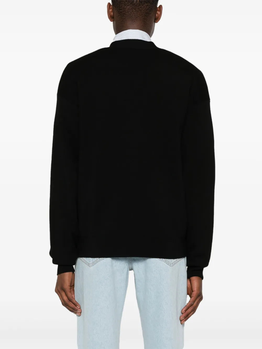 Maglieria Cardigan Divertente Drole De Monsieur Nero Homme