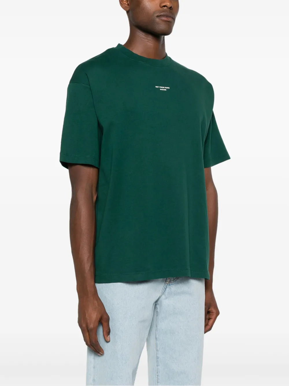 T-shirts Classic Green Slogan T-Shirt Drole De Monsieur Green Men