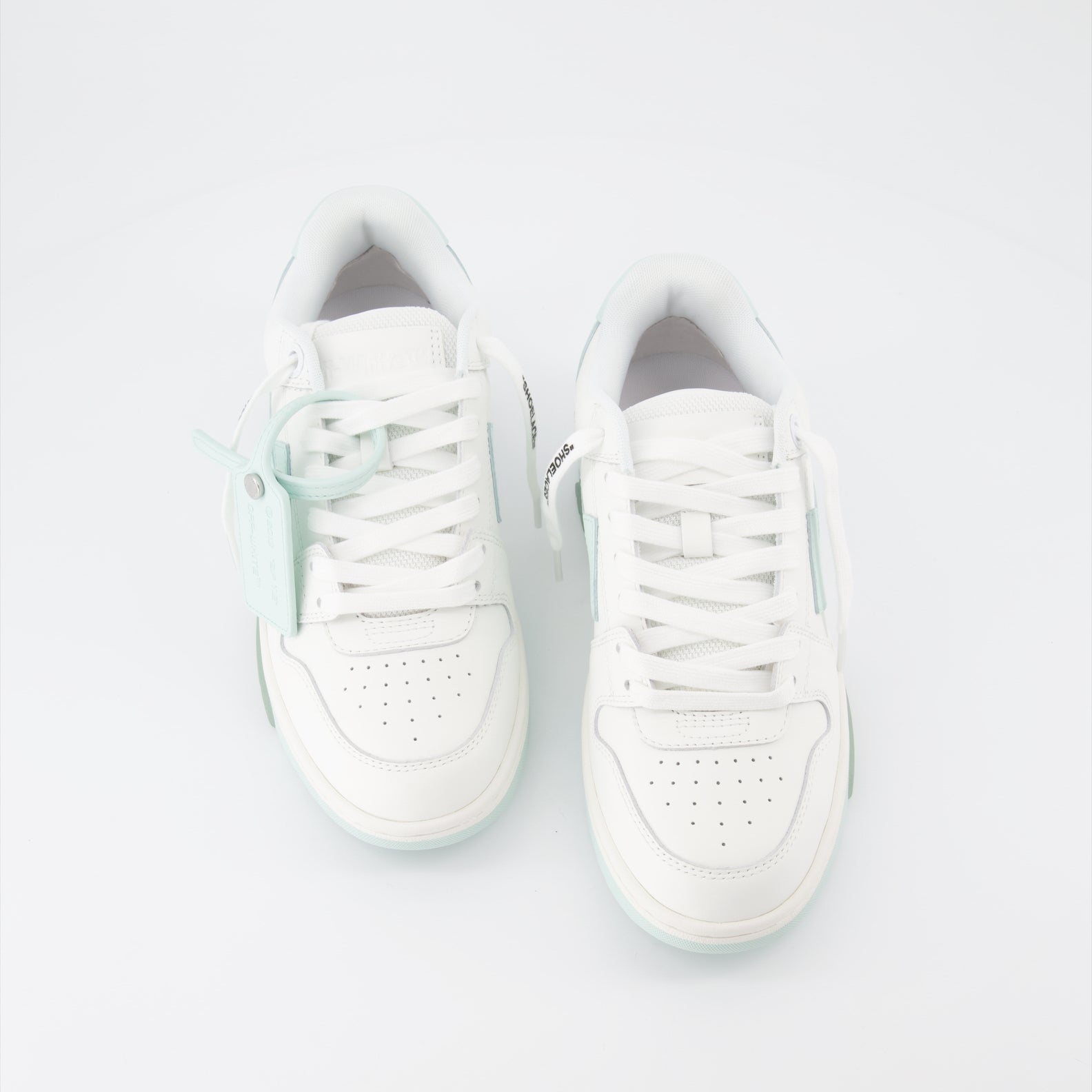Sneaker OWIA259C99LEA003 0151 white mint Off-White Blau Femme