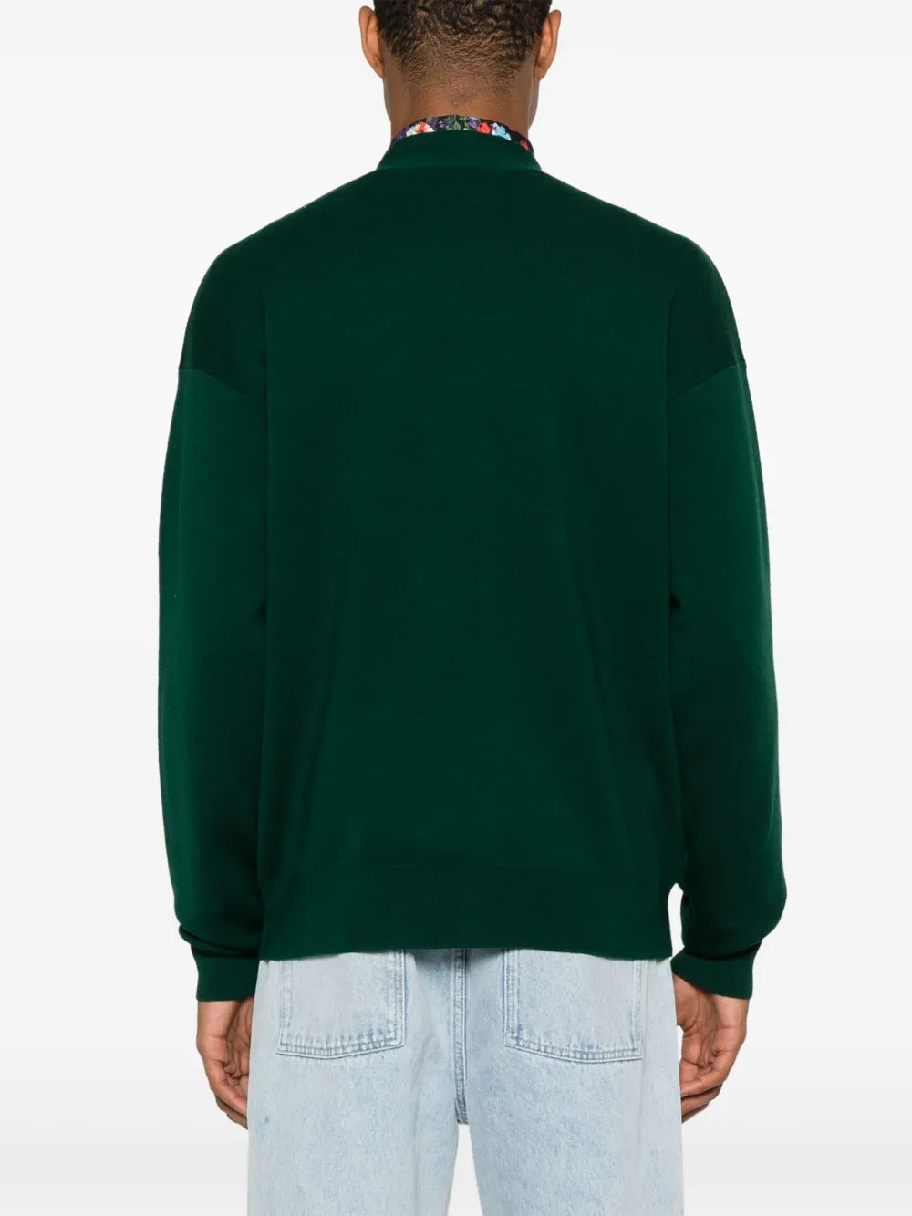 Maglieria Cardigan Divertente Drole De Monsieur Verde Homme