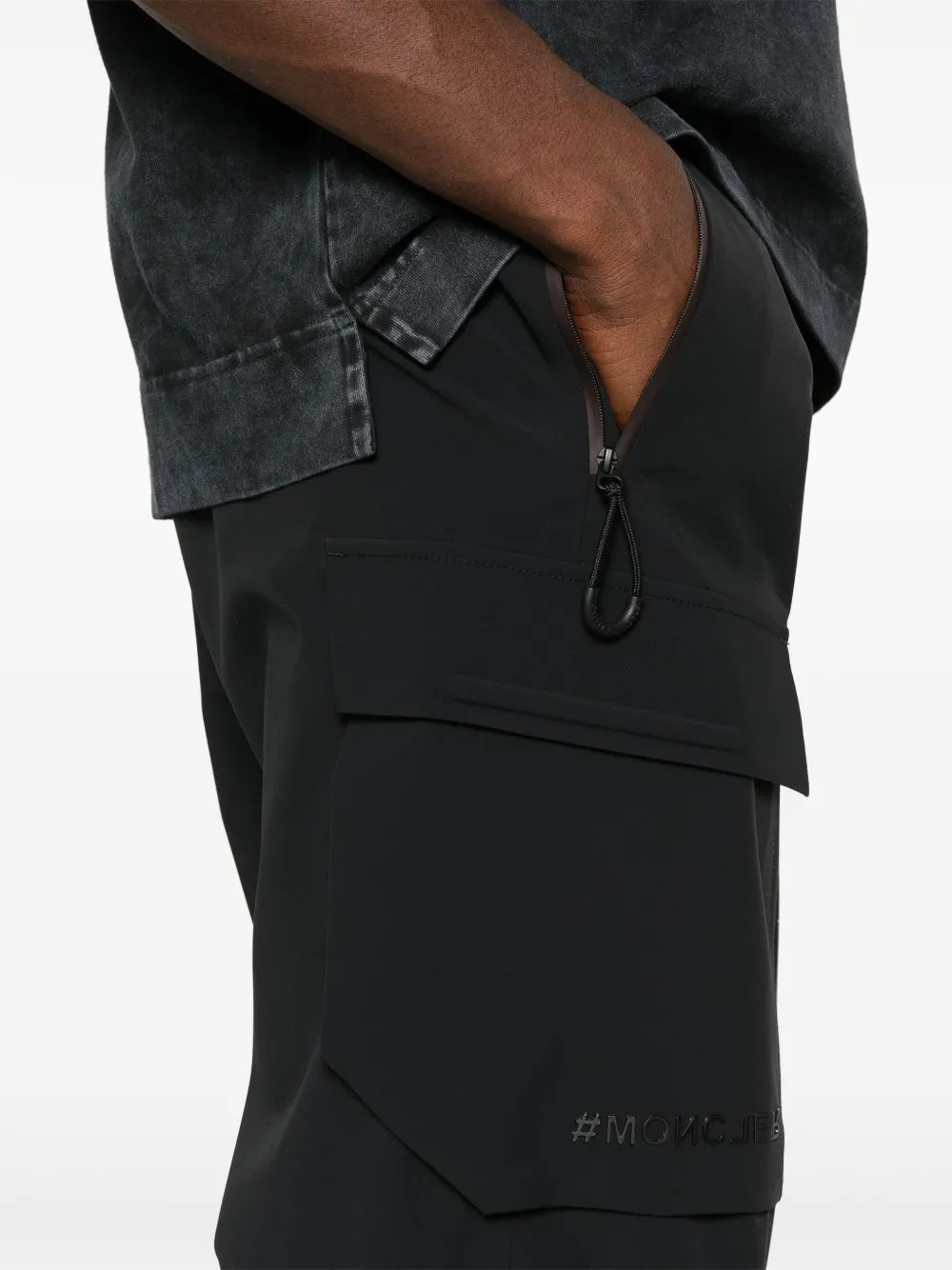 Hosen Schwarze Cargo-Hose Moncler Grenoble Schwarz Homme