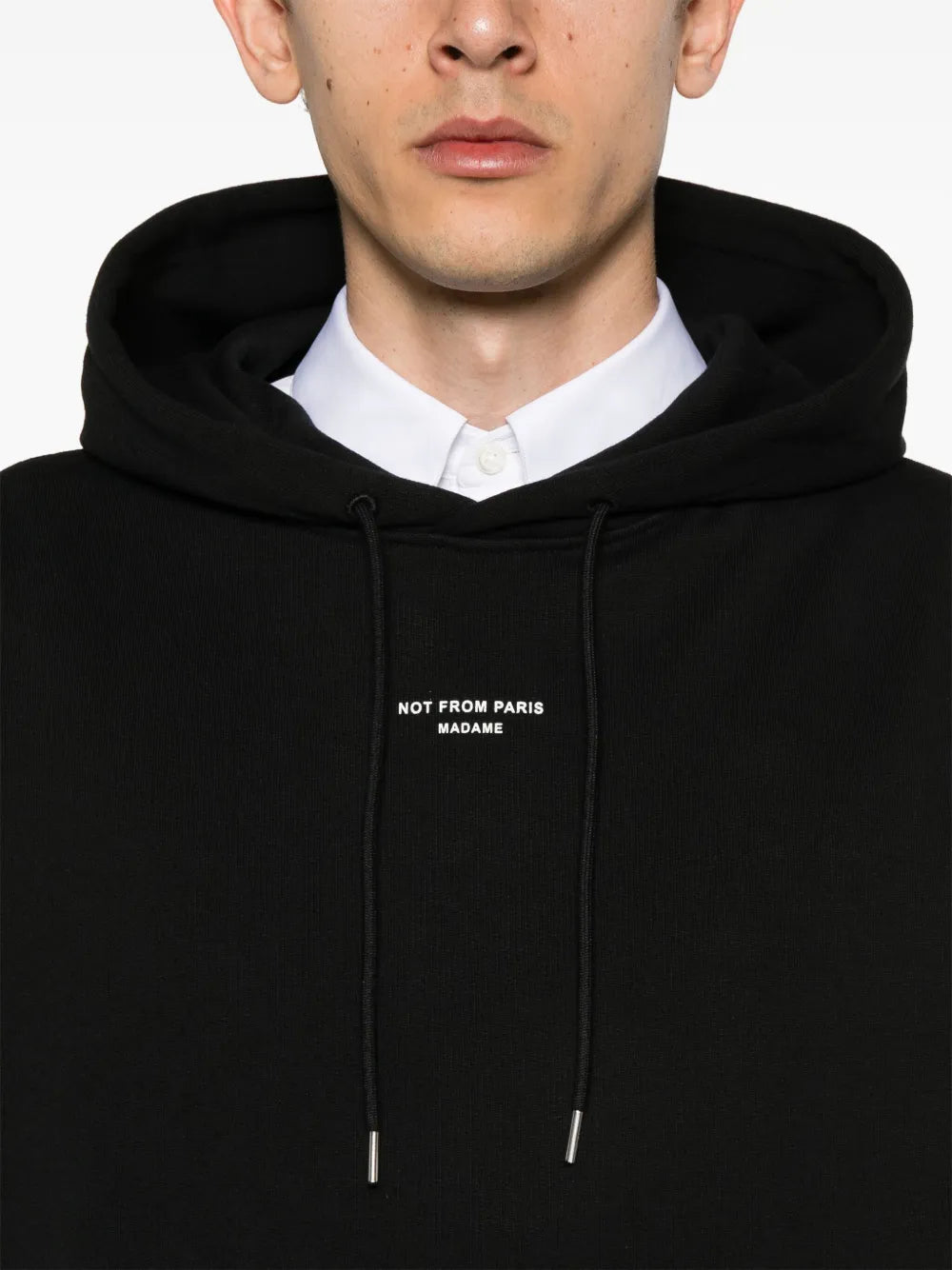 Sweatshirts Slogan Hoodie Drole De Monsieur Schwarz Homme