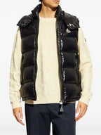 Vestes Giubbotto Piumino Senza Maniche Bormes Moncler Noir Homme