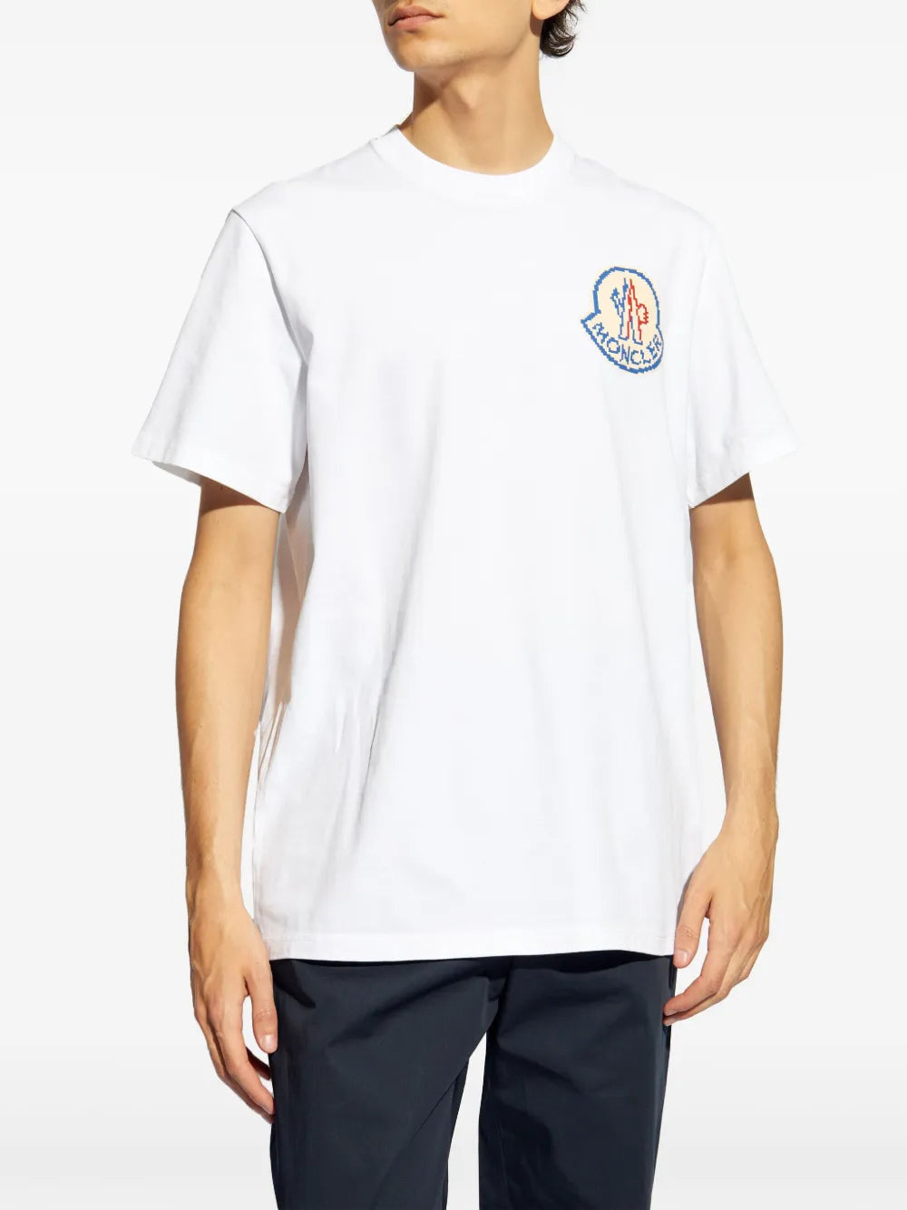 T-shirt T-shirt con logo Moncler Bianco Homme