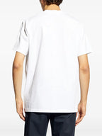 T-shirt T-shirt con logo Moncler Bianco Homme