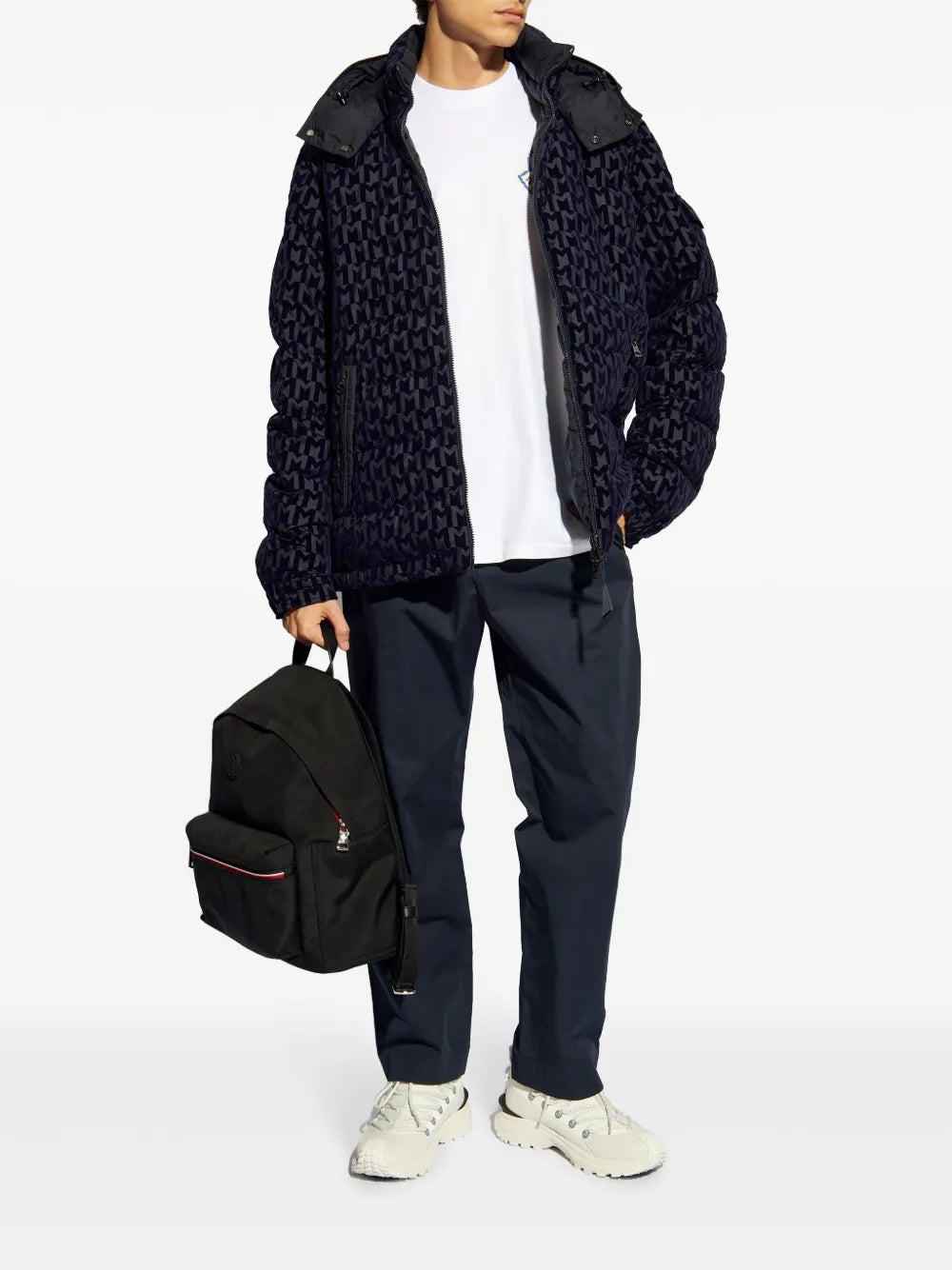 T-shirt T-shirt con logo Moncler Bianco Homme