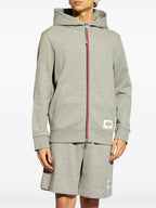 Sweatshirts Sweat à capuche zippé Moncler Gris Homme