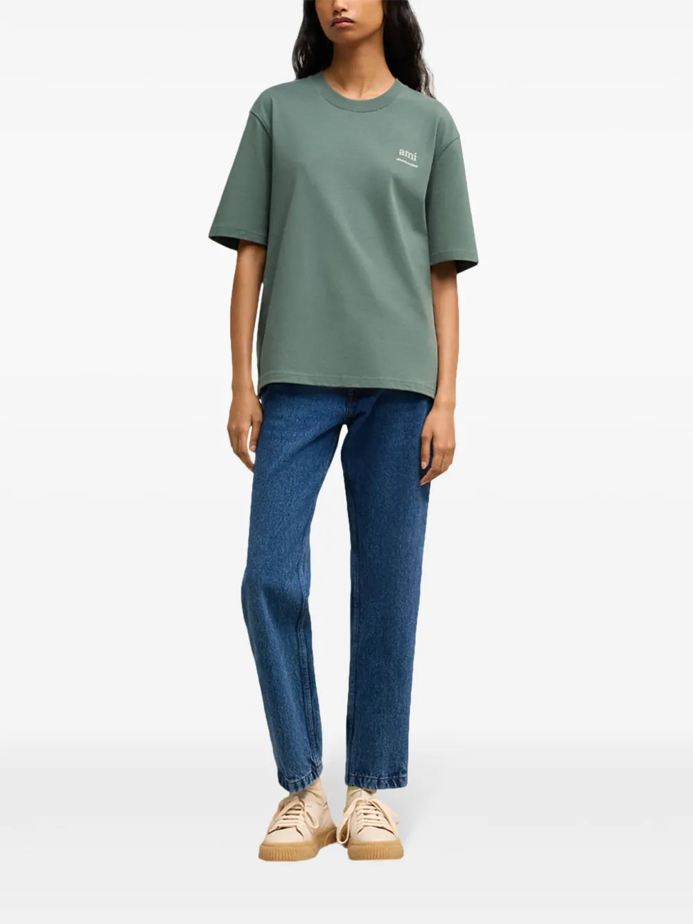 T-shirts T-shirt Alexandre Matiussi Ami PARIS Vert Unisexe