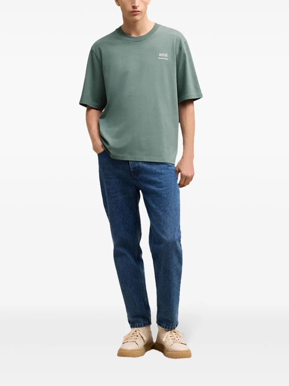 T-shirts T-shirt Alexandre Matiussi Ami PARIS Vert Unisexe