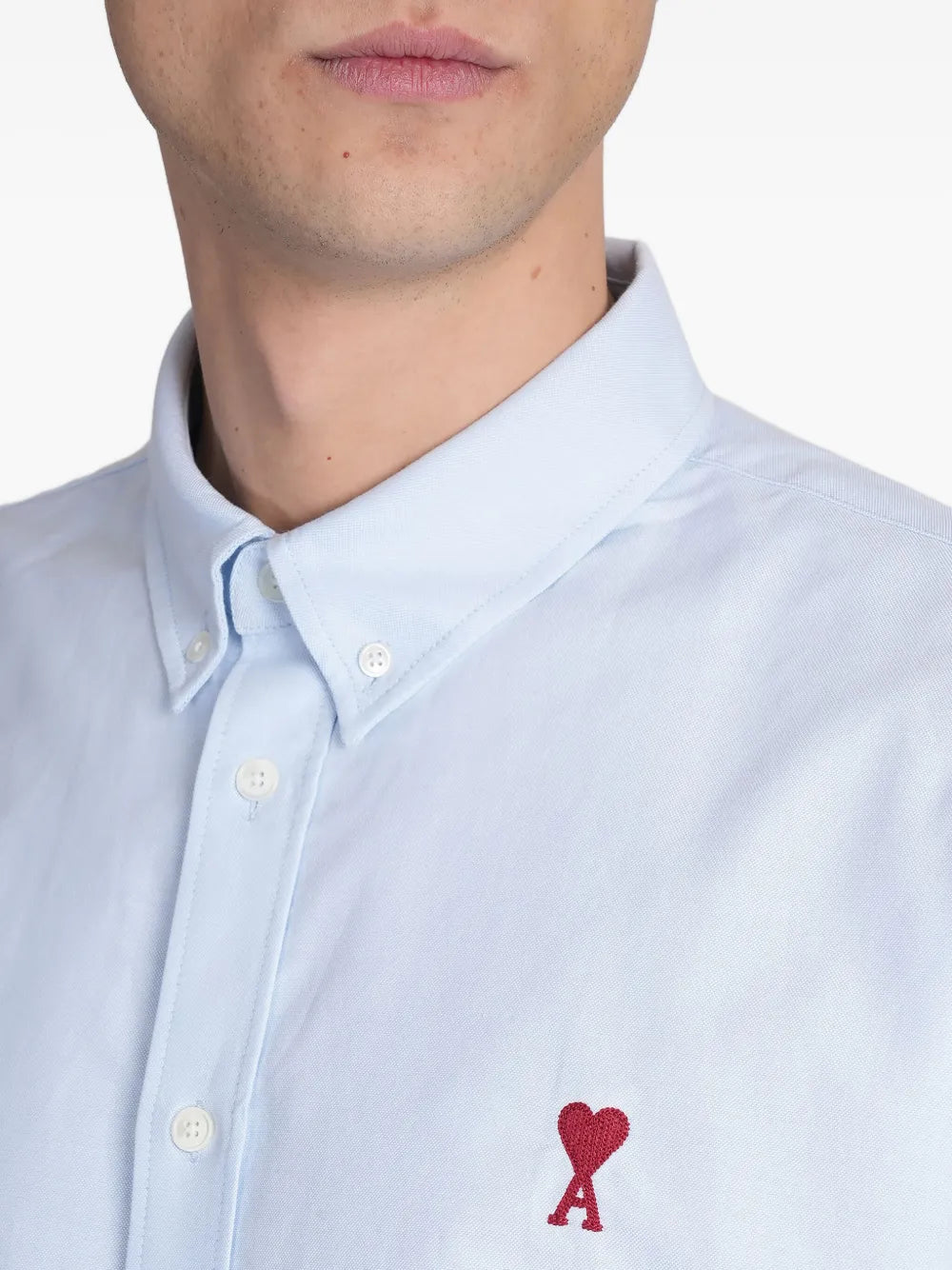 Hemden Baumwollhemd Ami PARIS Blau Unisex