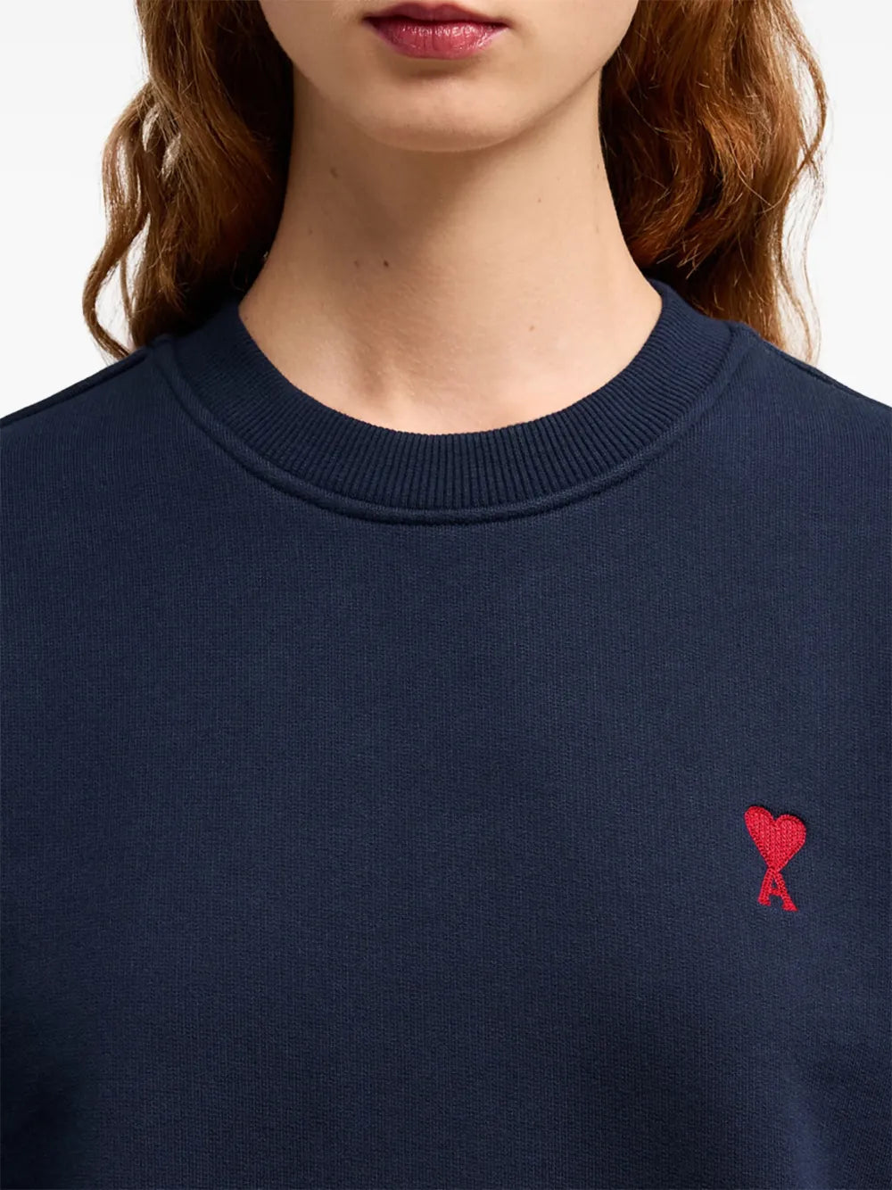 Felpe Maglione a Cuore AMI Ami PARIS Blu scuro Unisex