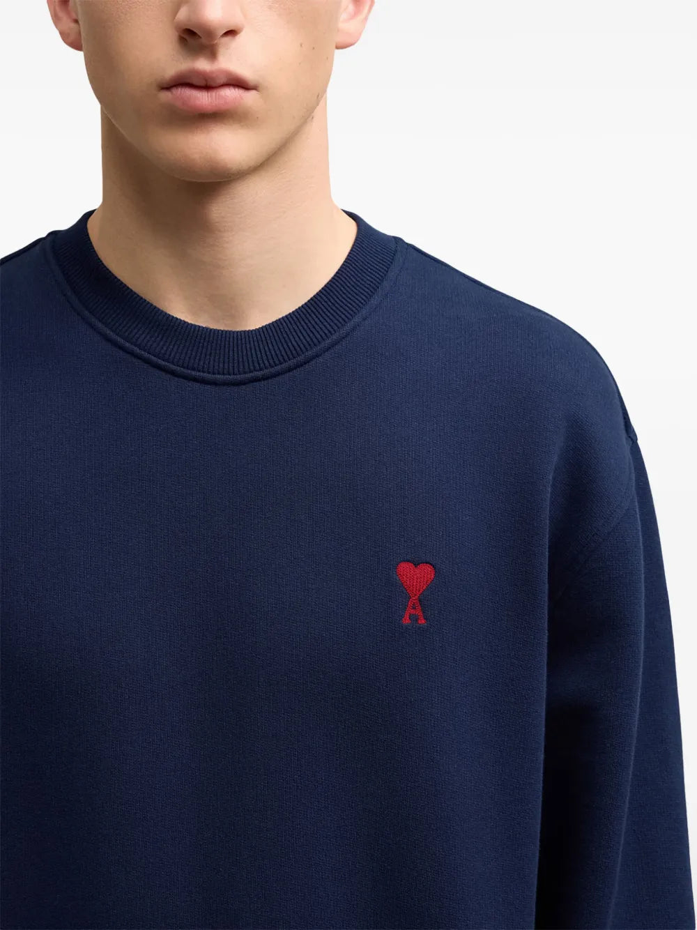 Felpe Maglione a Cuore AMI Ami PARIS Blu scuro Unisex