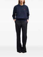 Felpe Maglione a Cuore AMI Ami PARIS Blu scuro Unisex