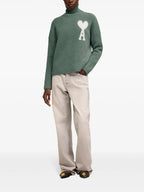 Maille Col roulé AMI de Coeur Ami PARIS Vert Unisexe