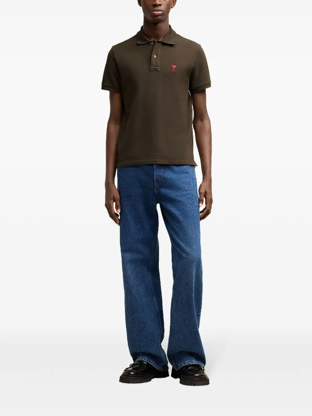 Polo shirts Ami de Coeur Polo Ami PARIS Brown Unisex