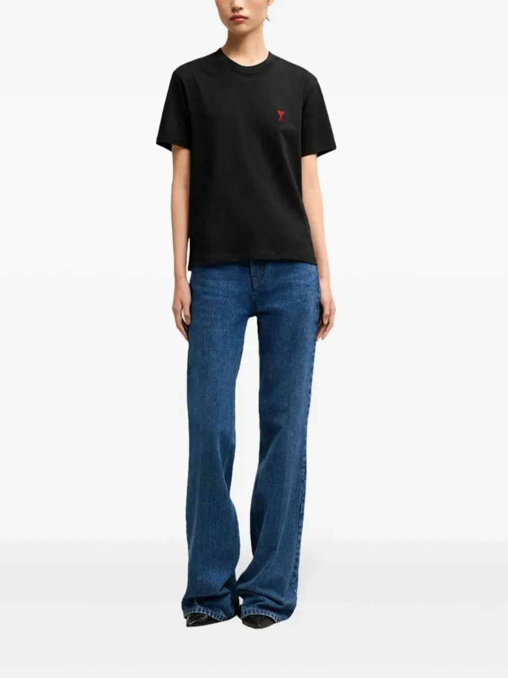 Camisetas T-shirt Ami de coeur Ami PARIS Negro Unisexo