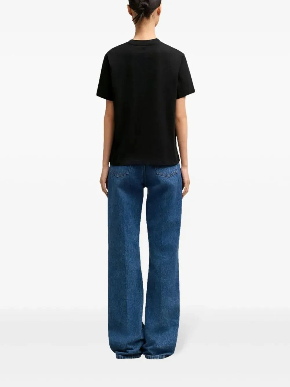 Camisetas T-shirt Ami de coeur Ami PARIS Negro Unisexo