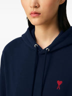 Felpe Hoodie Ami de coeur Ami PARIS Blu scuro Unisex