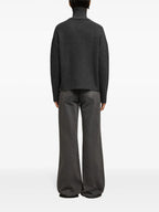 Knitwear AMI de Coeur Turtleneck Ami PARIS Gray Unisex