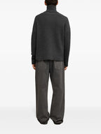 Knitwear AMI de Coeur Turtleneck Ami PARIS Gray Unisex