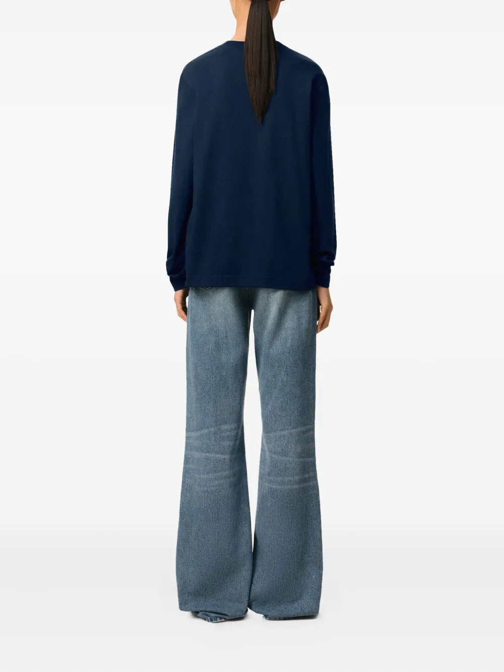 Image de l'article T-shirt manches longues Ami de coeur de la marque Ami PARIS pour Unisex - Saison Automne-Hiver 2025 - Vue de Dos