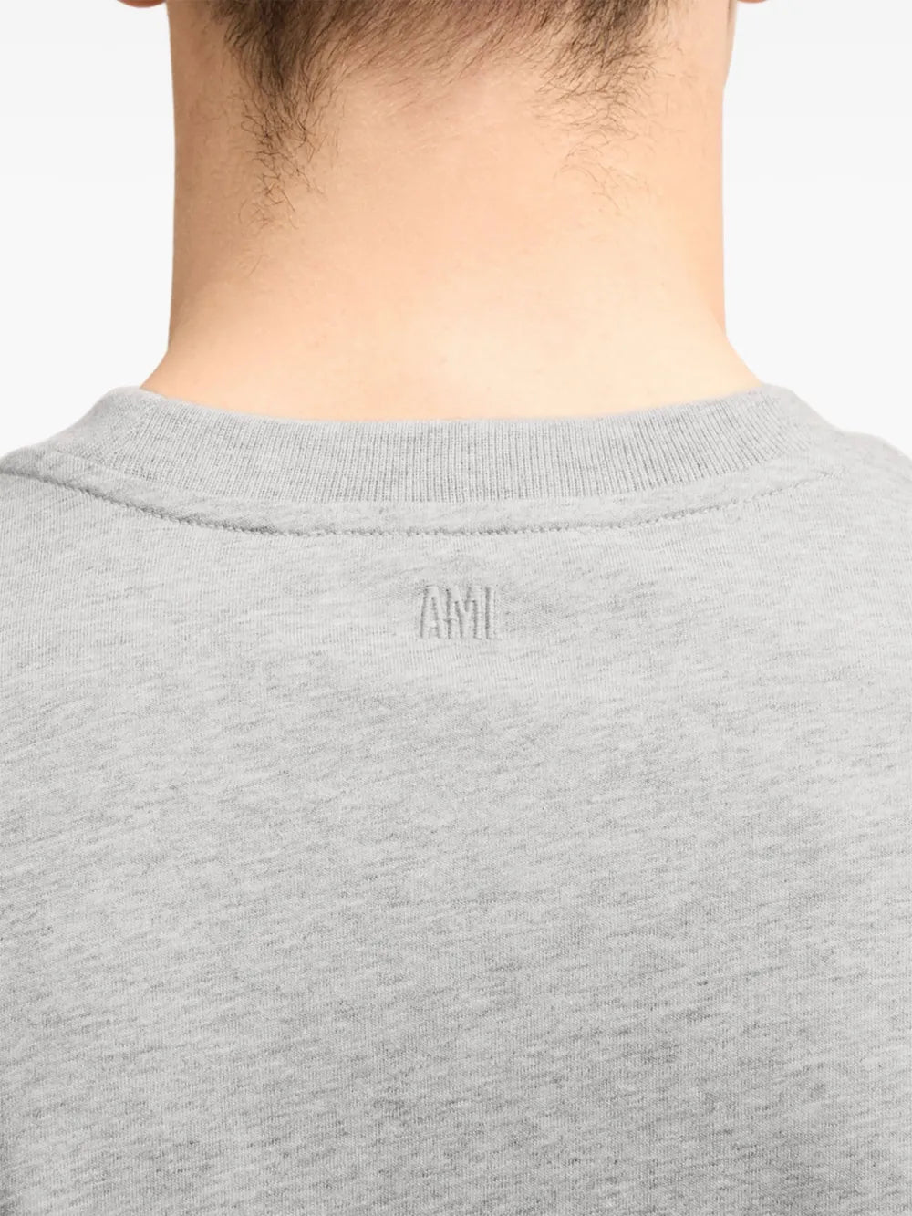 T-shirts T-shirt Ami de coeur rouge Ami PARIS Gris Unisexe