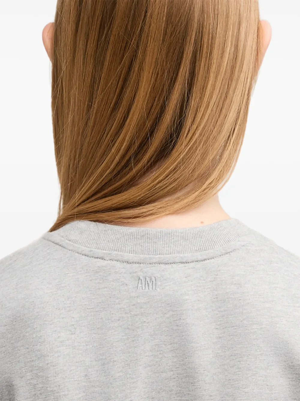 T-shirts T-shirt Ami de coeur rouge Ami PARIS Gris Unisexe