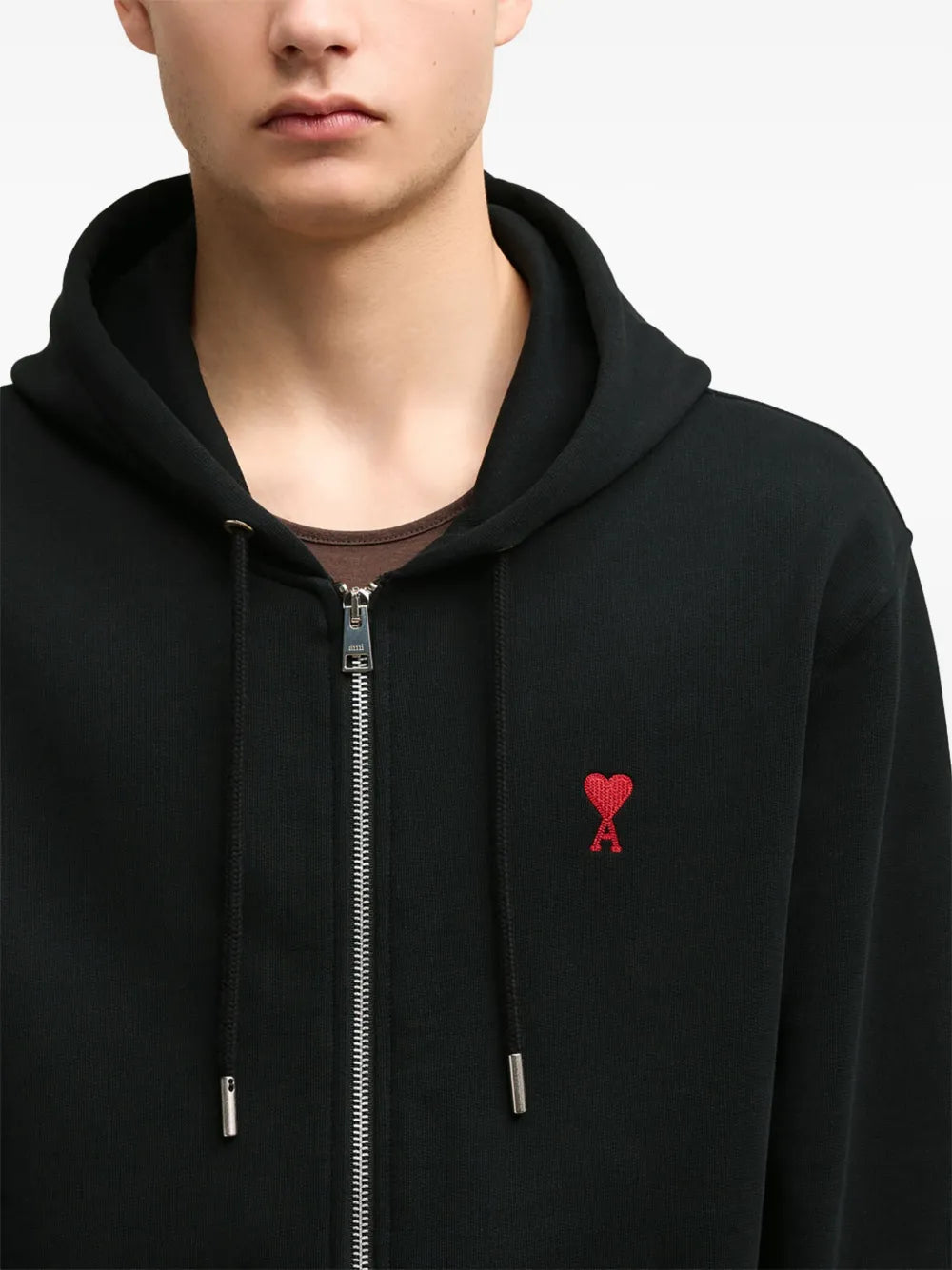 Sweatshirts Sweat zippé Ami de coeur Ami PARIS Noir Homme