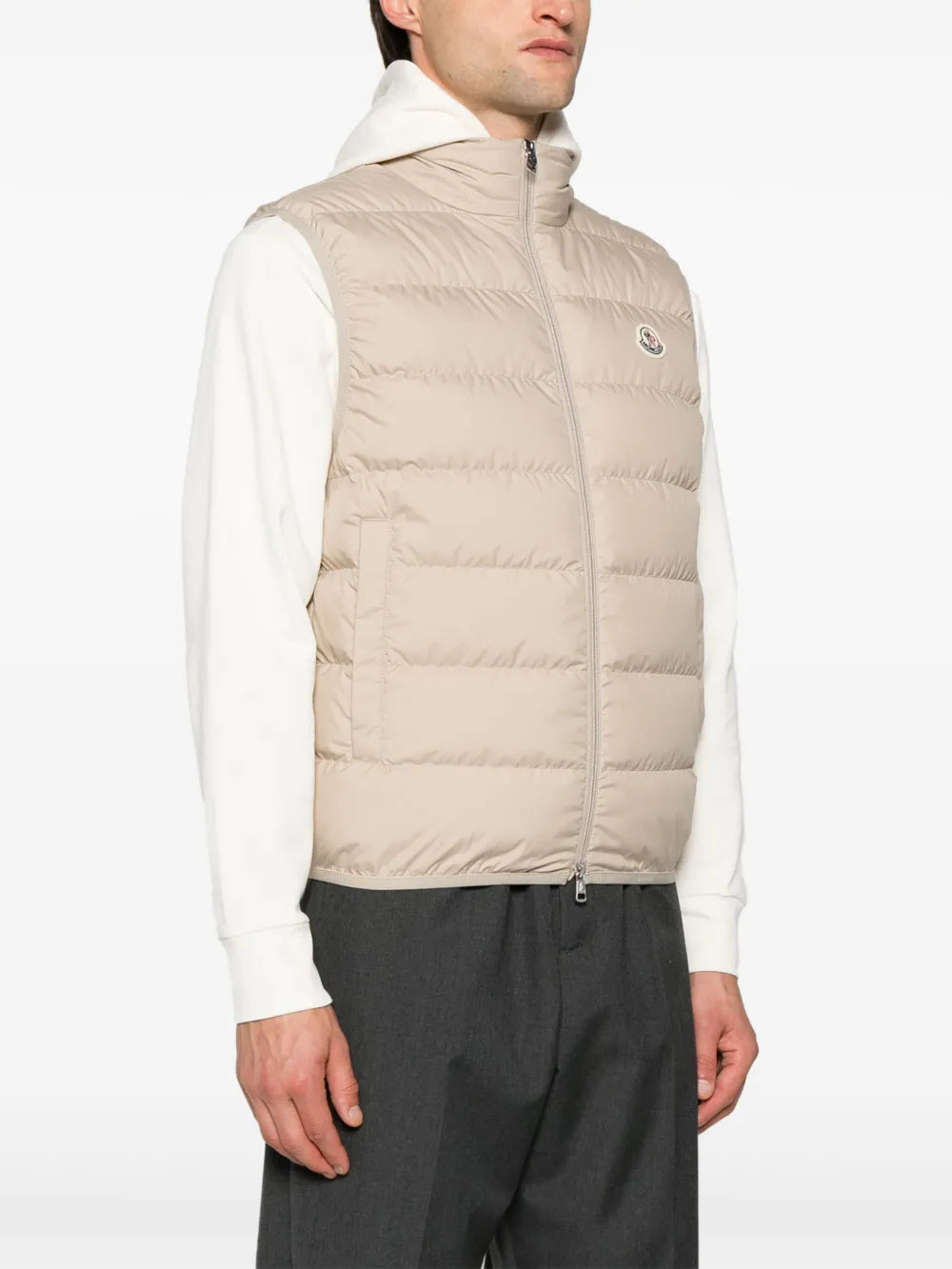 Vestes Doudoune sans manches Contrin Moncler Beige Homme