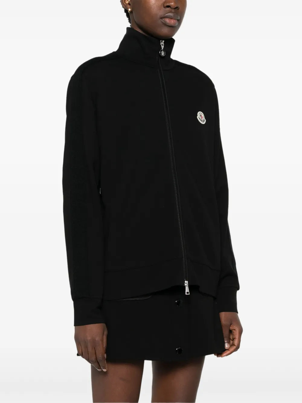Giacche Giacca in Lana con Zip Moncler Nero Uomini