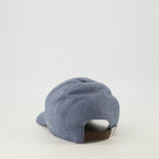 Image de l'article Casquette brodée en denim bleu de la marque Dior pour Homme - Saison Printemps-Été 2026 - Vue détaillée_2