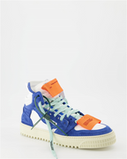 Sneaker OMIA065F22LEA002 0145 white blue Off-White Blau Homme