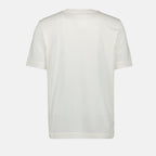 Bild des Herren T-Shirts mit Lederlogo der Marke Moncler - Herbst-Winter 2025 Saison - Detaillierte Ansicht_2