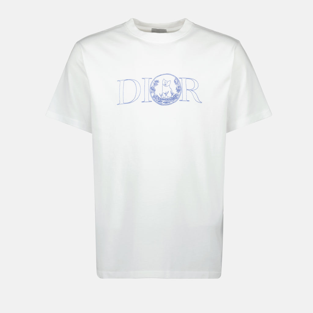 Tシャツ ディオールとハイルトン・ネルのTシャツ Dior 白 Homme