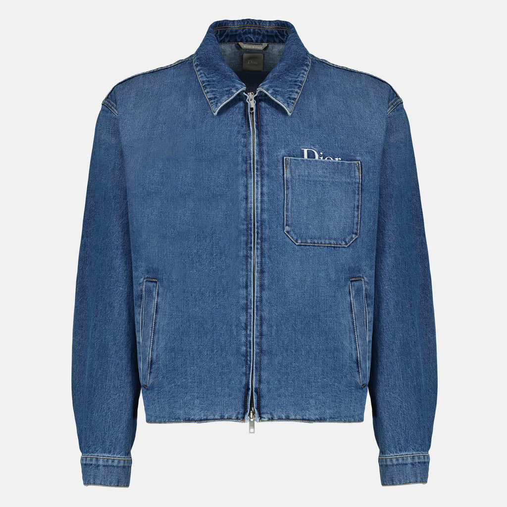 Imagen del artículo Chaqueta de denim azul de Dior para Hombre - Temporada Primavera-Verano 2026 - Vista Frontal