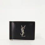 Petite maroquinerie Portefeuille Cassandre Saint Laurent Noir Homme
