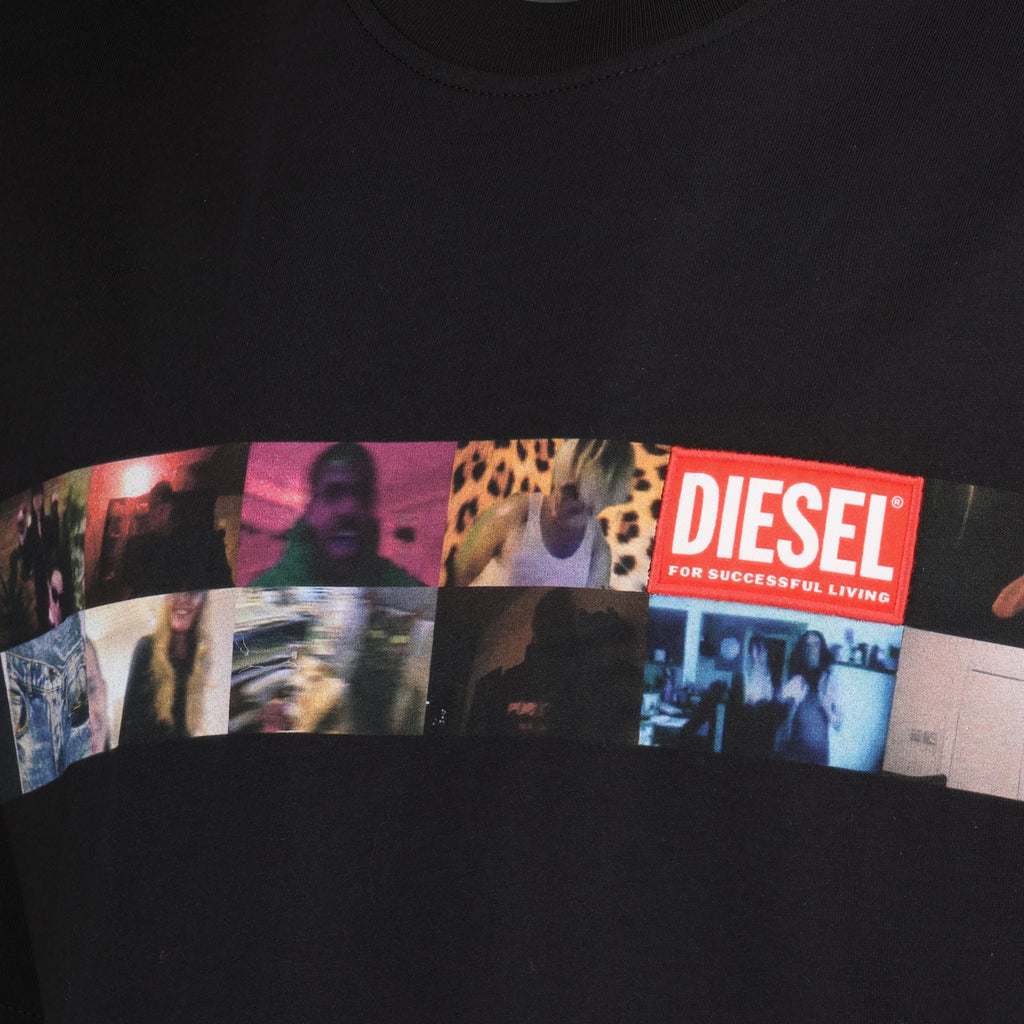 T-Shirts T-shirt T-Boxty Diesel Schwarz Homme