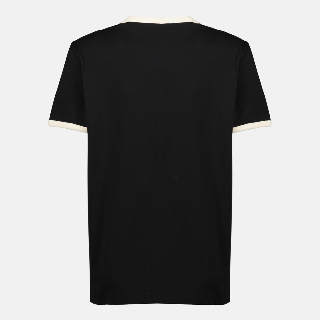 モンクレールの女性用黒フロックロゴTシャツの画像 - 2026年春夏 - 背面ビュー