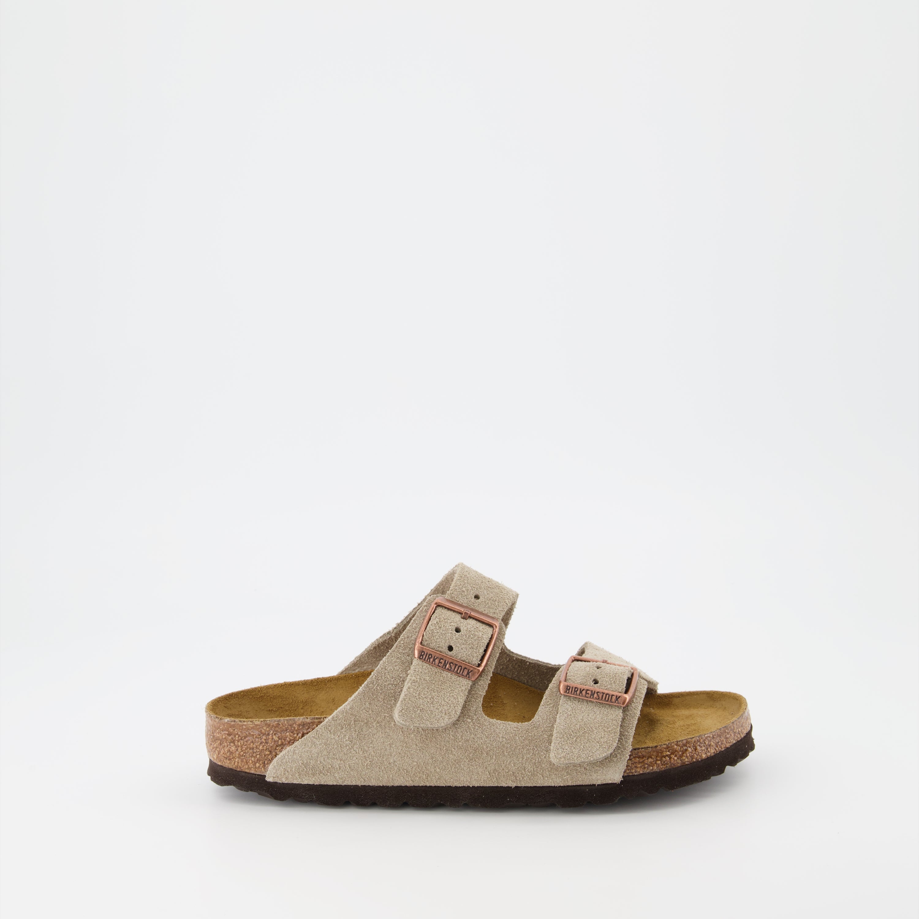Chaussures ouvertes Sandales Arizona Birkenstock Marron Homme