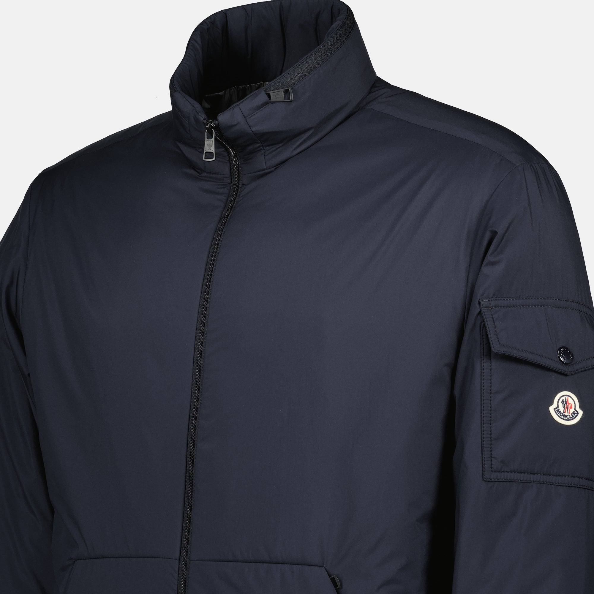 Breezes Navy Blue Down Jacket Moncler - Men – myCompañero