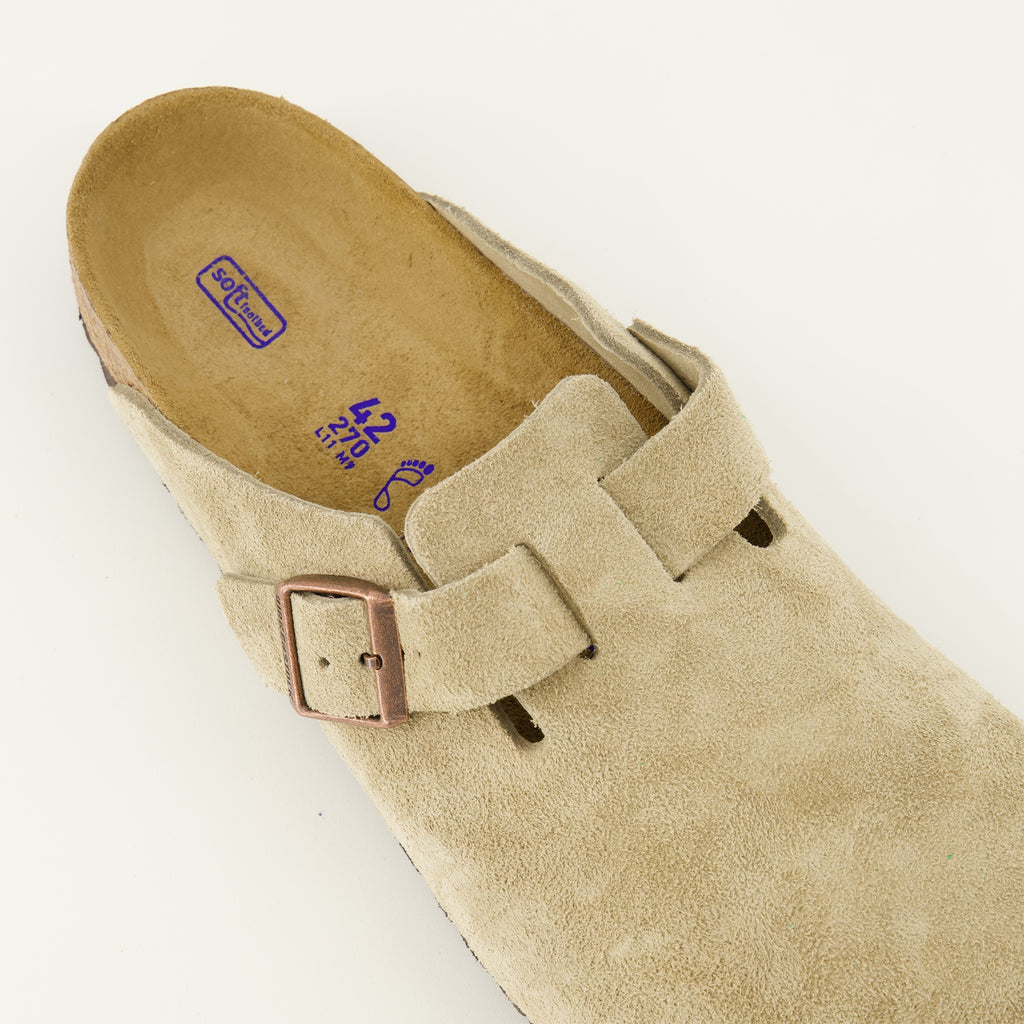 Chaussures ouvertes 베이지 보스턴 뮬 Birkenstock Beige Unisexe