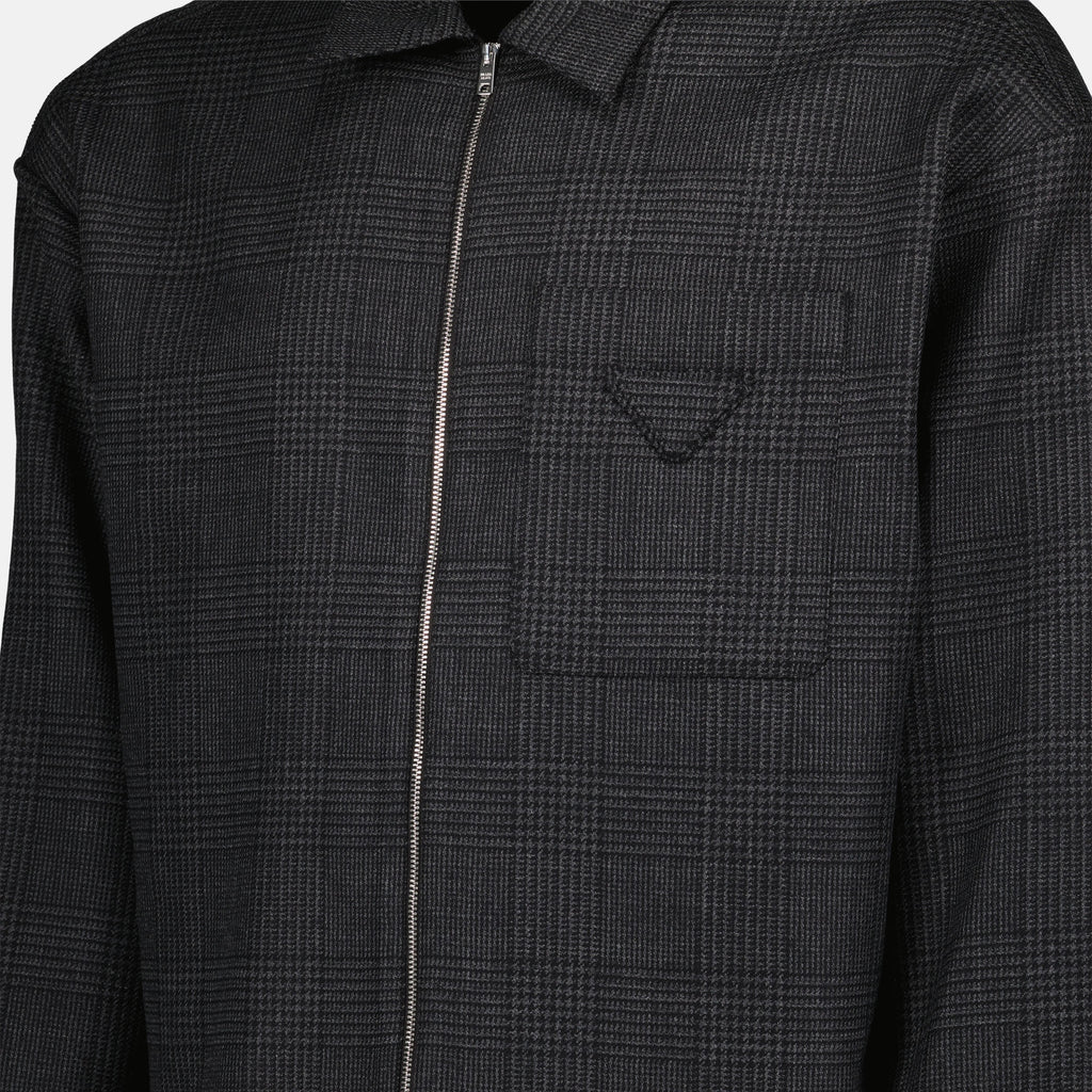Giacche Veste chemise Prada Grigio Homme