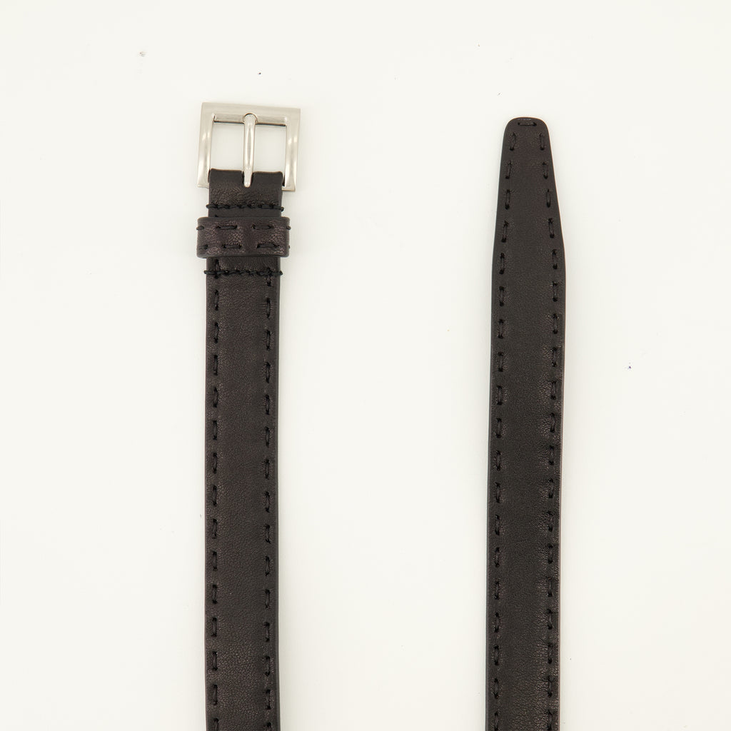 Ceintures Ceinture noire en cuir nappa Prada Noir Femme