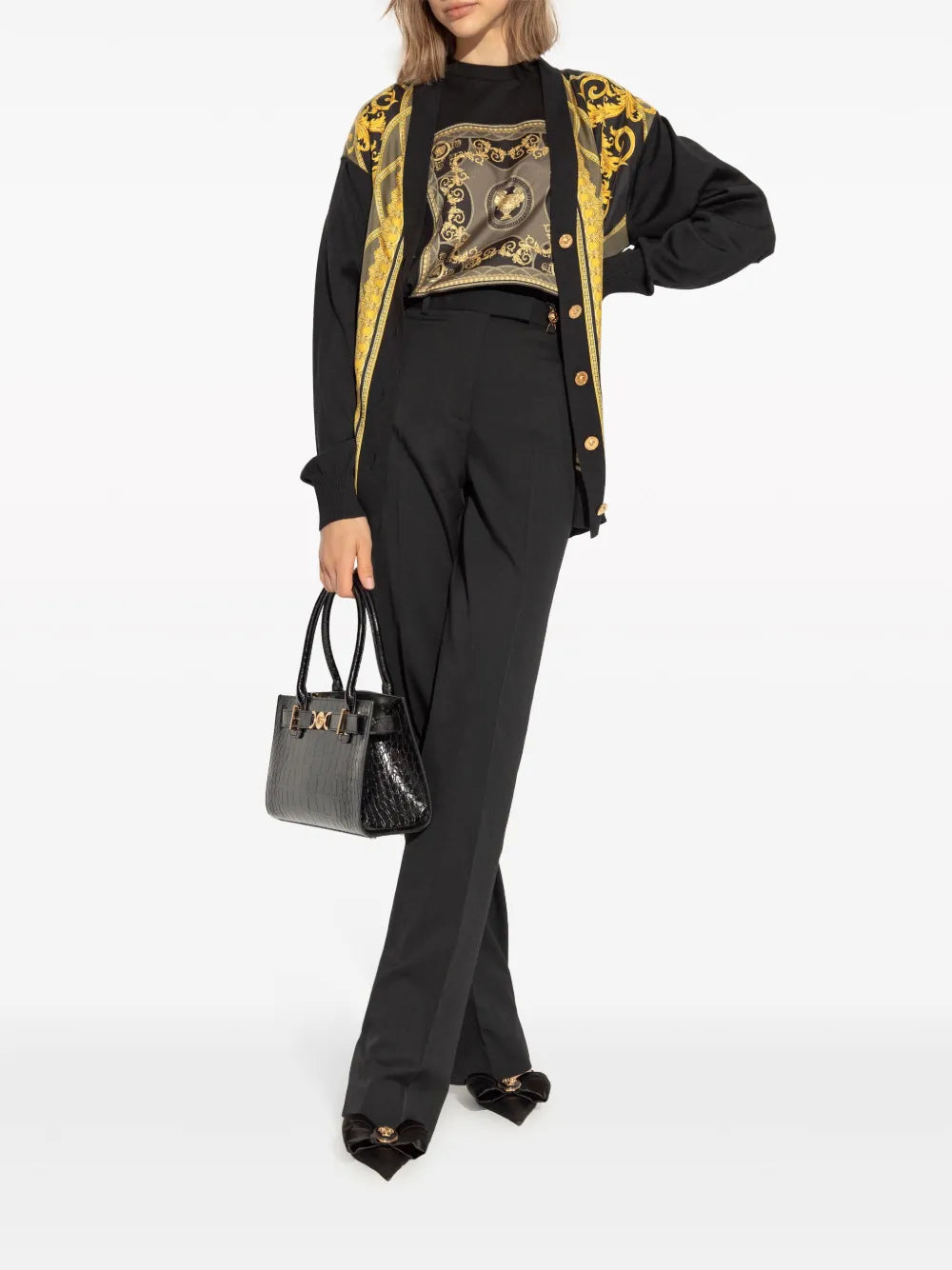 Camisetas T-shirt The Gods' Cut Versace Preto Mulheres