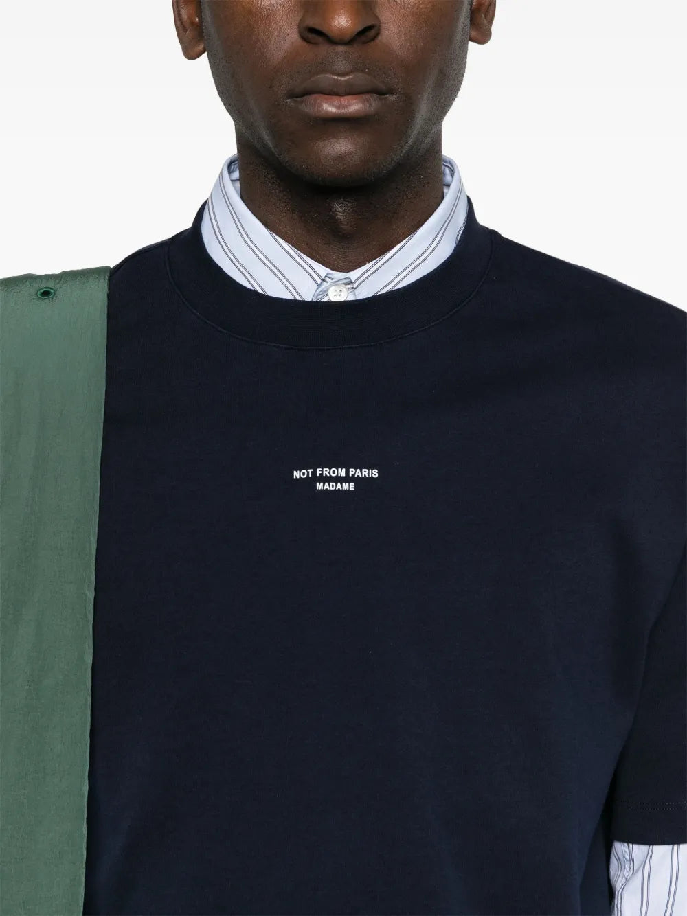 T-shirts T-shirt Slogan Classique bleu marine Drole De Monsieur Bleu foncé Homme