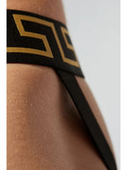 Underwear and homewear Barocco Jockstrap Versace Yellow Homme