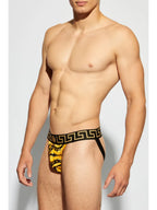 Underwear and homewear Barocco Jockstrap Versace Yellow Homme